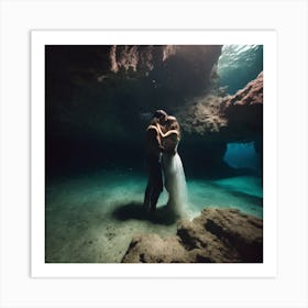 Underwater Wedding Art Print