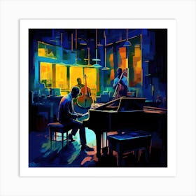 Jazz Music By Person Art Print