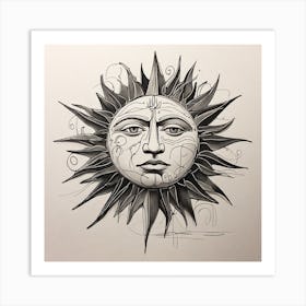 The Sun Art Print