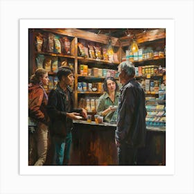 Coffee Shop 1 Art Print