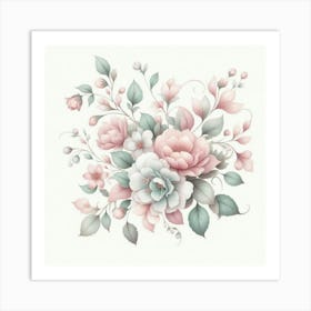 Floral Bouquet 3 Art Print