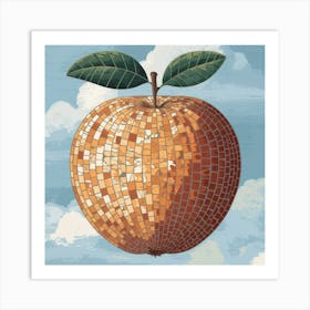 Mosaic Apple Art Print