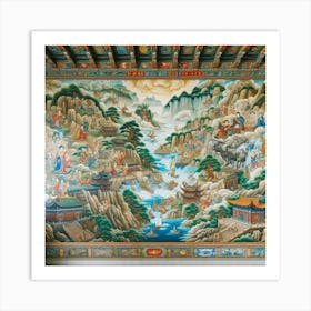 Chinese Mural 2 Art Print