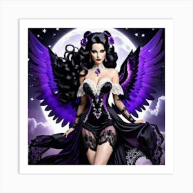 Gothic Angel 2 Art Print