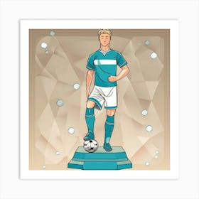 Soccer Player Art Print