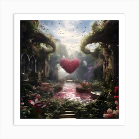 Surreal Love Garden By Csaba Fikker 1 Art Print