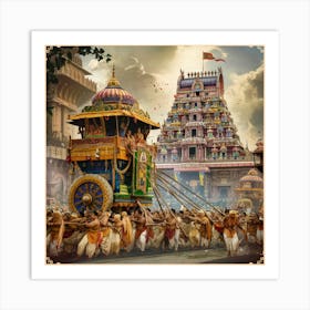 Hindu Festival 1 Art Print