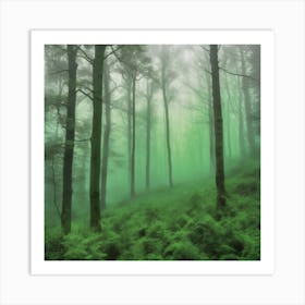 Misty Forest 2 Art Print