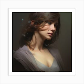 Portrait Of A Woman 1 Art Print