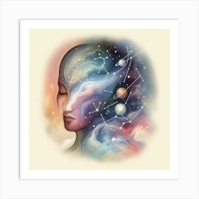 Planets Canvas Print Art Print