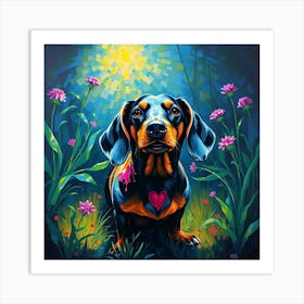 Dachshund Art Print