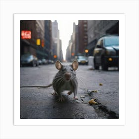 NYC RAT Art Print