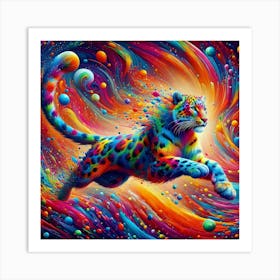 Colorful Tiger 2 Art Print