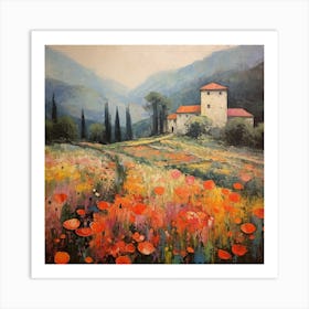 Golden Glow: Monet's Italian Symphony Art Print