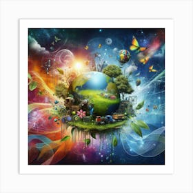 Planet Earth 1 Art Print