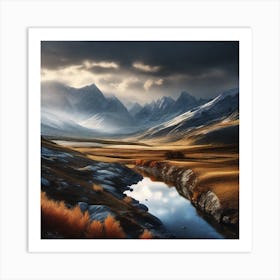 Landscape Painting 193 Art Print