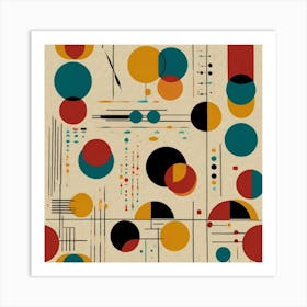 Abstract Circles 23 Art Print