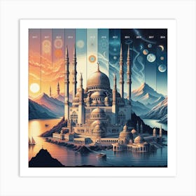 Islamic Art Art Print