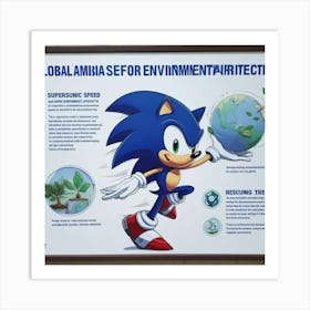 Sonic The Hedgehog 34 Art Print