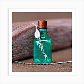 Bottle Necklace 1 Art Print