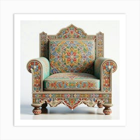 Ornate Chair 14 Art Print