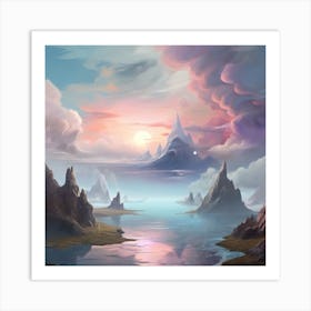 Landscape Painting Art Print