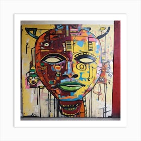 African Face Art Print