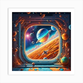 Window In Space Art Print