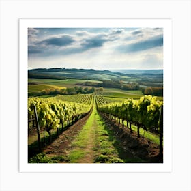 Vineyards In The Vineyard Art Print