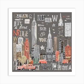 New York City Canvas Print Art Print