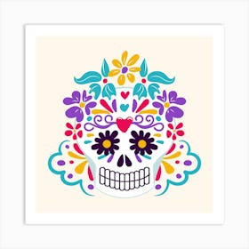 Liny Day Of The Dead Art Print