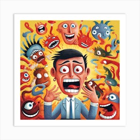 Monsters Art Print