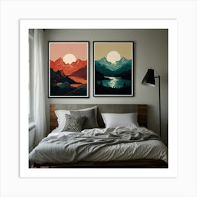 Mountain Landscape Print Art Print