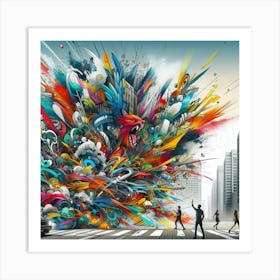 Street Art Art Print