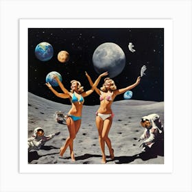 Moonbabes 3 Art Print