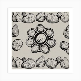 Nuts As A Logo Art Print