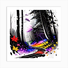 Forest Path 25 Art Print