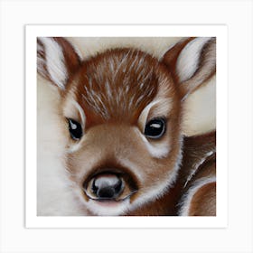 Adorable Deer (1) Art Print