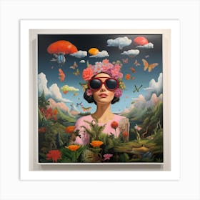 'Sunshine Girl' Art Print