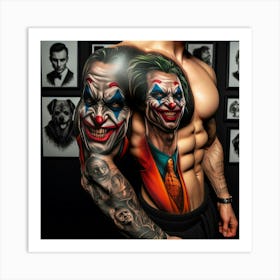 Joker Tattoo 13 Art Print