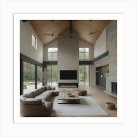 Modern Living Room 20 Art Print