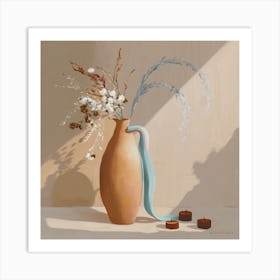 Still Life With Flowers Art Print