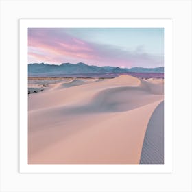 Pastel Sand Dunes Art Print