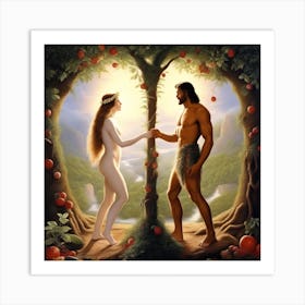 Adam And Eve 10 Art Print