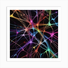 Neuron Network 3 Art Print