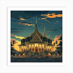 Phnom Penh Art Print