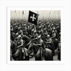 Knights Of The Cross Art Print