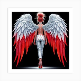 Angel Wings 12 Art Print