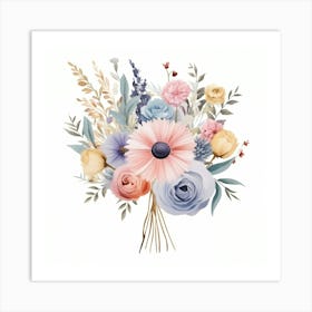 Bouquet Of Flowers 1 Art Print