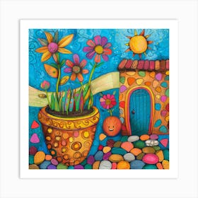 Garden In The Sun Art Print